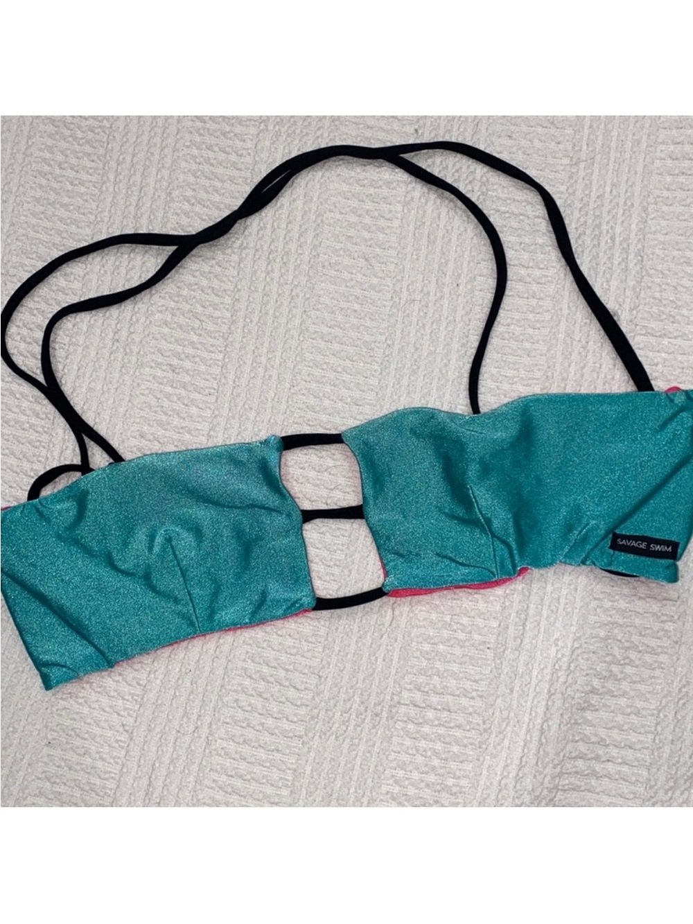 SAVAGE SWIM REVERSIBLE TOP - Picture 3 of 3